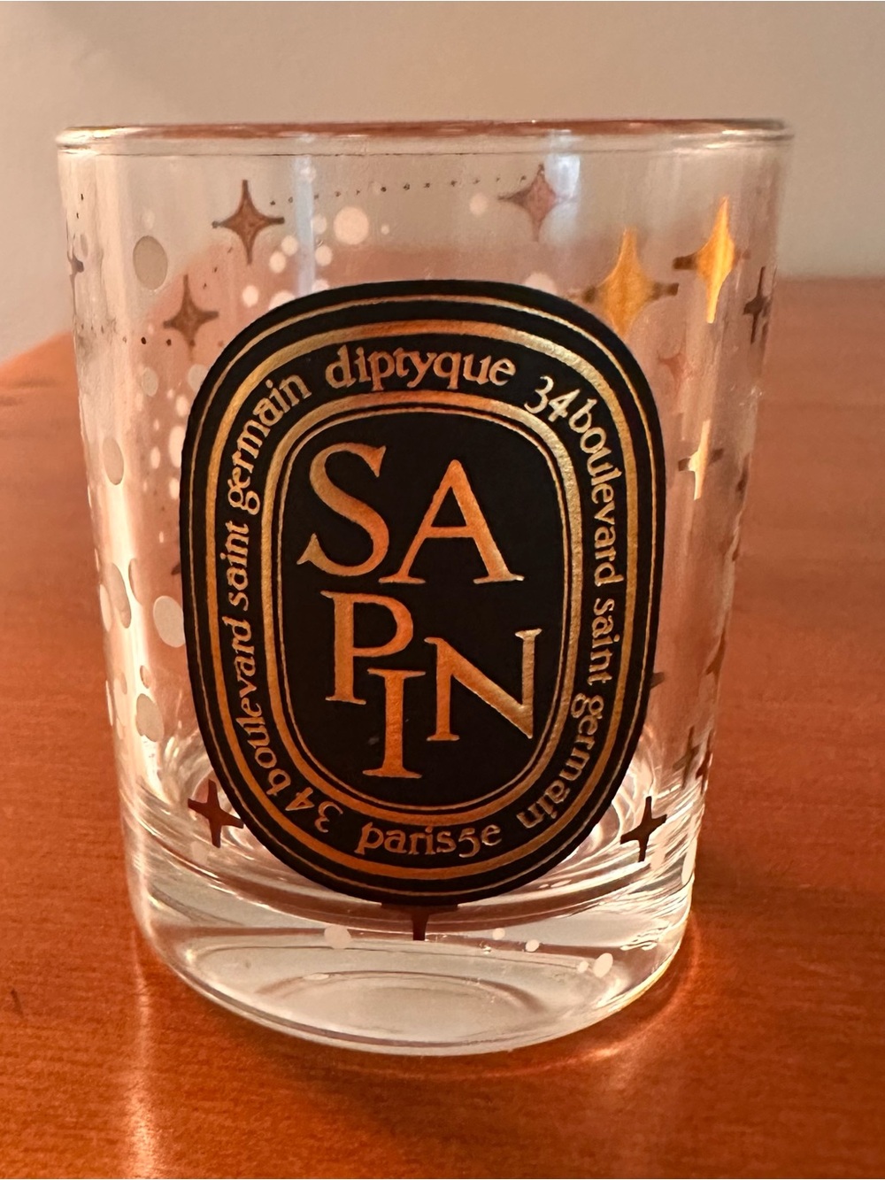 Diptyque Sapin 70g Small Holiday Candle Glass Vessel Limited Edition